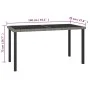7-teiliges graues Garten-Ess-Set aus synthetischem Rattan von vidaXL, Gartensets - Ref: Foro24-3065714, Preis: 396,01 €, Raba...
