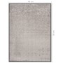 Graue Fußmatte 60x80 cm von vidaXL, Fußmatten - Ref: Foro24-331590, Preis: 27,88 €, Rabatt: %