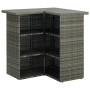 16-piece garden bar set and gray synthetic rattan cushions by vidaXL, Garden sets - Ref: Foro24-3064930, Price: 1,00 €, Disco...