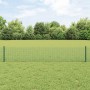 Reja con postes Verde 0.4 x 10 m Acero