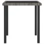3-teiliges graues Garten-Ess-Set aus synthetischem Rattan von vidaXL, Gartensets - Ref: Foro24-3065711, Preis: 165,03 €, Raba...