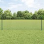 Reja con postes Verde 0.5 x 10 m Acero