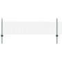 Reja con postes Verde 0.5 x 10 m Acero