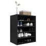 Schwarzer Schuhschrank aus Sperrholz, 60 x 35 x 70 cm von vidaXL, Schuhregale und Schuhorganisatoren - Ref: Foro24-808937, Pr...