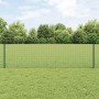 Reja con postes Verde 0.6 x 10 m Acero
