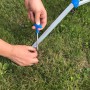 ProPlus Rotating clothesline with gray metal legs by ProPlus, Clotheslines and hangers - Ref: Foro24-424756, Price: 55,74 €, ...