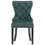 Dining chairs 6 units dark green velvet by vidaXL, dining chairs - Ref: Foro24-3055876, Price: 1,00 €, Discount: %