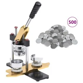 Badge making machine with 500 pieces of 25 mm badges by vidaXL, Crafts - Ref: Foro24-3056507, Price: 163,16 €, Discount: %