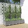 Pflanzgefäß mit Gitter PP hellgrau 120x40x121,5 cm von vidaXL, Töpfe und Pflanzgefäße - Ref: Foro24-153273, Preis: 93,10 €, R...