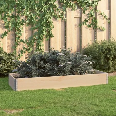 Blumenbeet aus massivem Kiefernholz, 50 x 150 cm von vidaXL, Töpfe und Pflanzgefäße - Ref: Foro24-3055166, Preis: 61,08 €, Ra...