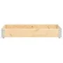 Blumenbeet aus massivem Kiefernholz, 50 x 150 cm von vidaXL, Töpfe und Pflanzgefäße - Ref: Foro24-3055166, Preis: 61,08 €, Ra...
