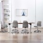 Sillas de comedor 6 unidades tela gris claro de vidaXL, Sillas de comedor - Ref: Foro24-3056540, Precio: 328,22 €