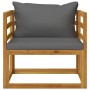 Gartenmöbel 6 Stück Kissen aus massivem Akazienholz von vidaXL, Gartensets - Ref: Foro24-3057604, Preis: 558,51 €, Rabatt: %