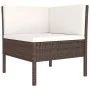 6-piece garden furniture set and brown synthetic rattan cushions by vidaXL, Garden sets - Ref: Foro24-3056961, Price: 633,93 ...