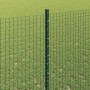 Reja con postes Verde 1.4 x 10 m Acero