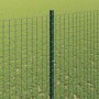 Reja con postes Verde 1.4 x 10 m Acero