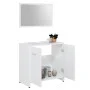 White engineered wood 3-piece bathroom furniture set by vidaXL, Bathroom furniture - Ref: Foro24-3056916, Price: 134,79 €, Di...