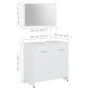 White engineered wood 3-piece bathroom furniture set by vidaXL, Bathroom furniture - Ref: Foro24-3056916, Price: 134,79 €, Di...