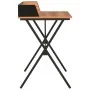 Schwarzer und brauner Schreibtisch 80x50x84 cm von vidaXL, Schreibtische - Ref: Foro24-20274, Preis: 77,14 €, Rabatt: %