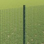 Reja con postes Verde 1.5 x 10 m Acero