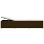 Gartenliegen und Tisch 3 Stück braunes synthetisches Rattan von vidaXL, Liegen - Ref: Foro24-3057663, Preis: 315,30 €, Rabatt: %