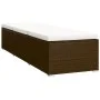 Gartenliegen und Tisch 3 Stück braunes synthetisches Rattan von vidaXL, Liegen - Ref: Foro24-3057663, Preis: 311,13 €, Rabatt: %