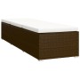 Gartenliegen und Tisch 3 Stück braunes synthetisches Rattan von vidaXL, Liegen - Ref: Foro24-3057663, Preis: 315,30 €, Rabatt: %