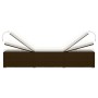 Garden loungers and table 3 pieces brown synthetic rattan by vidaXL, Loungers - Ref: Foro24-3057663, Price: 315,30 €, Discoun...