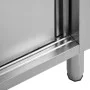 Arbeitstische Schiebetüren 2 Stück Stahl 200x50x(95-97)cm von vidaXL, Wiederherstellung - Ref: Foro24-3055902, Preis: 526,28 ...