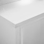Mesas trabajo puertas correderas 2 uds acero 200x50x(95-97)cm