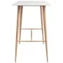 High table and bar stools 5 pieces black and white by vidaXL, Furniture sets for kitchens and dining rooms - Ref: Foro24-3057...