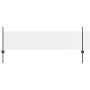 Reja con postes Verde 0.5 x 25 m Acero