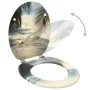 Toilet seats with lid 2 units MDF beach design by vidaXL, Toilet and bidet seats - Ref: Foro24-3056410, Price: 77,37 €, Disco...