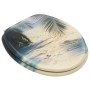 Toilet seats with lid 2 units MDF beach design by vidaXL, Toilet and bidet seats - Ref: Foro24-3056410, Price: 82,53 €, Disco...