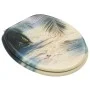 Toilet seats with lid 2 units MDF beach design by vidaXL, Toilet and bidet seats - Ref: Foro24-3056410, Price: 77,37 €, Disco...