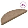 Selbstklebende Stufenmatte 5 Stück 56x17x3 cm creme von vidaXL, Treppenmatten - Ref: Foro24-149692, Preis: 20,53 €, Rabatt: %
