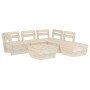 Muebles de palets para jardín 6 pzas madera de abeto impregnada de vidaXL, Conjuntos de jardín - Ref: Foro24-3063722, Precio:...