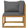 5-piece garden furniture set with solid acacia wood cushions by vidaXL, Garden sets - Ref: Foro24-3057602, Price: 485,50 €, D...