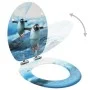 Toilet seat cover soft close 2 pcs MDF penguin design by vidaXL, Toilet and bidet seats - Ref: Foro24-3056415, Price: 96,36 €...