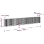 Gabionenbett aus verzinktem Eisen, 610 x 50 x 100 cm von vidaXL, Töpfe und Pflanzgefäße - Ref: Foro24-152039, Preis: 193,85 €...