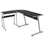 Schwarzer L-förmiger Eck-Schreibtisch von vidaXL, Schreibtische - Ref: Foro24-20132, Preis: 80,54 €, Rabatt: %