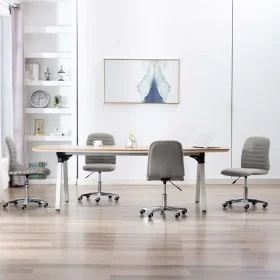 Dining chairs 4 units light gray fabric by vidaXL, dining chairs - Ref: Foro24-3056530, Price: 217,15 €, Discount: %