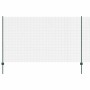 Reja con postes Verde 1.4 x 25 m Acero