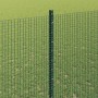 Reja con postes Verde 1.4 x 25 m Acero
