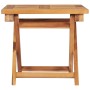 Liege mit Tisch und Kissen aus massivem Teakholz von vidaXL, Liegen - Ref: Foro24-3063022, Preis: 299,06 €, Rabatt: %