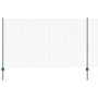 Reja con postes Verde 1.4 x 25 m Acero