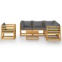 Garden furniture 7 pcs cushions solid acacia wood by vidaXL, Garden sets - Ref: Foro24-3057613, Price: 669,23 €, Discount: %