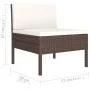 6-piece garden furniture set and brown synthetic rattan cushions by vidaXL, Garden sets - Ref: Foro24-3056985, Price: 336,69 ...