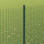 Reja con postes Verde 1.6 x 25 m Acero