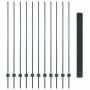 Reja con postes Verde 1.6 x 25 m Acero